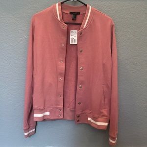 Forever 21 Rose and White Jacket